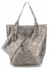 Bőr táska shopper bag Genuine Leather óarany 555